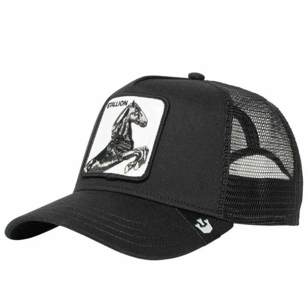 Goorin Bros The Stallion Trucker Hat - Black Stallion